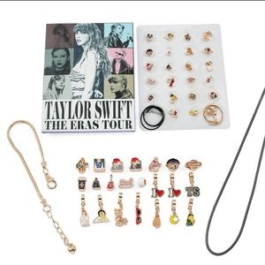 Taylor Swift Eras Charm Bracelet Necklace Box Set (22pc)